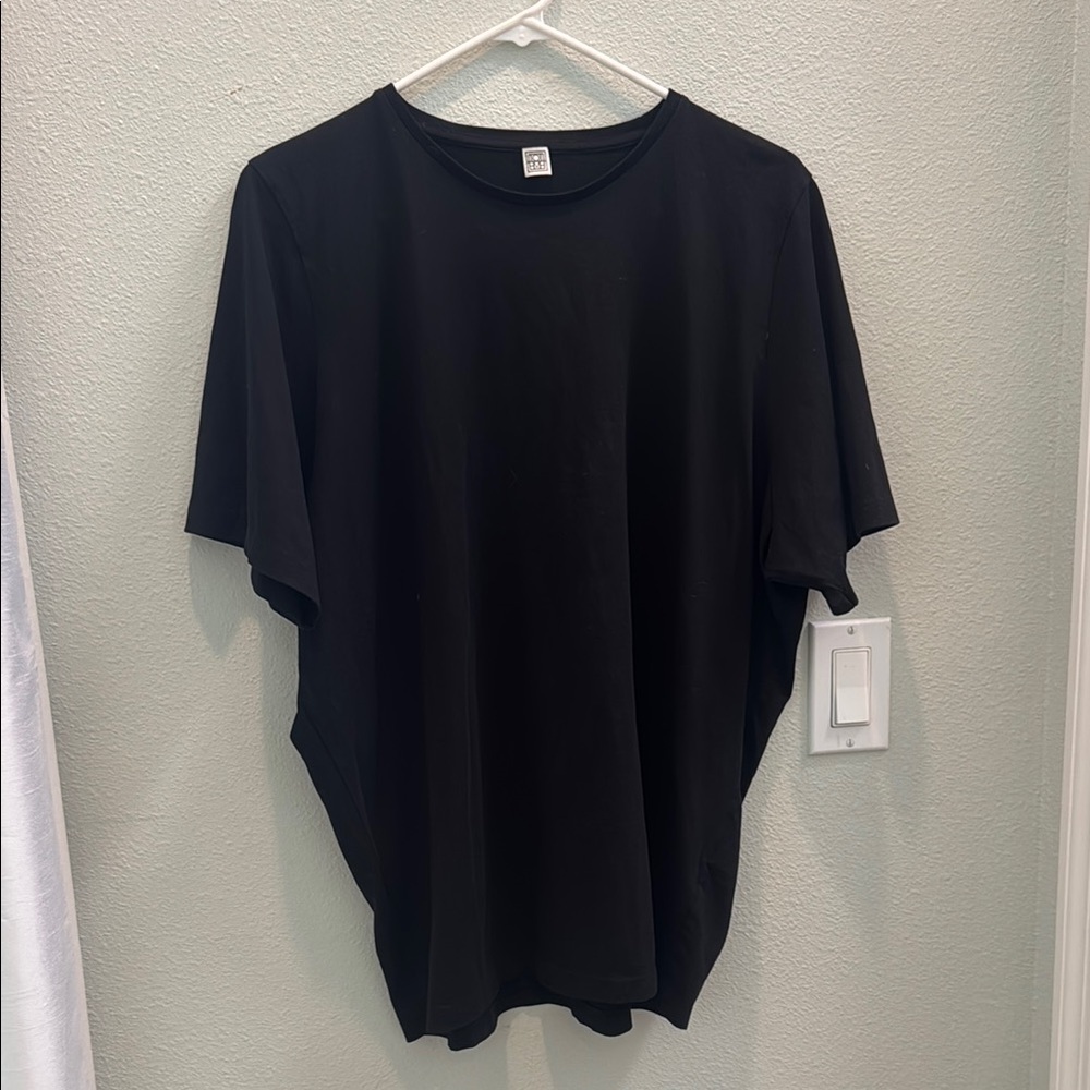 Toteme Black Short Sleeve Tee